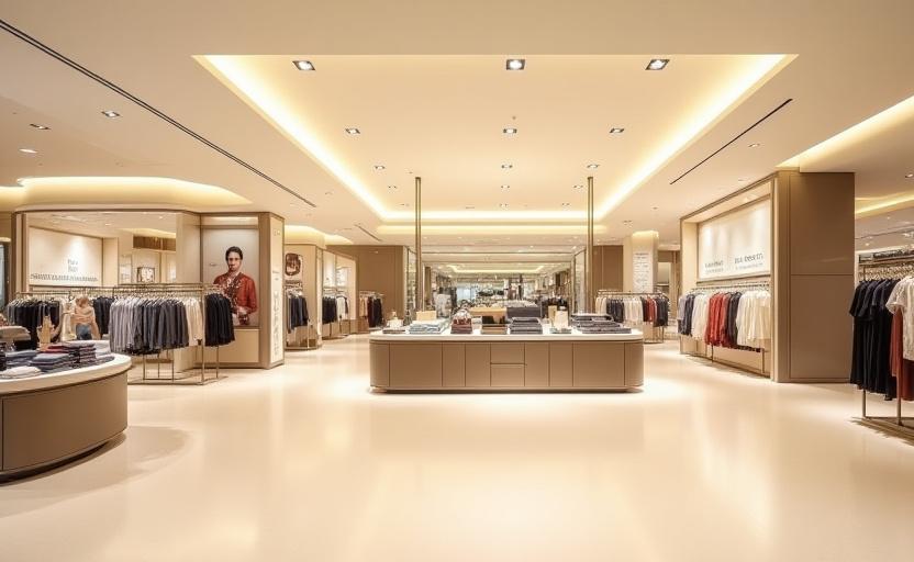 リニューアルされた西武百貨店のインテリア